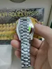 Z oryginalnym pudełkiem wysokiej jakości 218238 218206 218235 41 mm arabska bransoletka ze stali nierdzewnej Automatyczna męska zegarek na rękę na rękę