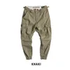 Calças masculinas moda carga roupas estilo militar do exército calças táticas harem streetwear bolso jogging