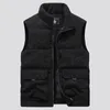 MENS Västar Vintermode Ull Vest Male CottonPadded Coats Män ärmlösa jackor Varma västkläder PLUS PLUS STORLEK 6XL 231018