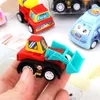 Modello di aereo Mini modello di auto giocattolo tirare indietro giocattoli ingegneria veicolo camion dei pompieri bambini inerzia ragazzo fonde sotto pressione per il regalo dei bambini 231017