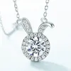 Цепочки NL017822 Lefei, модные роскошные трендовые классические ожерелья с муассанитом и бриллиантами для женщин, серебро 925 пробы, вечерние ювелирные изделия, подарок