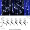 Strings LED Curtain Snow String Lights Inserted Wave Lighting Festive Decoration Night Halloween Christmas Wedding Party