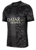 Maglie da calcio MBAPPE 23 24 casa lontano terzo 2023 2024 DI MARIA WIJNALDUM SERGIO RAMOS Quarto Maillots de football Uomo Bambini Kit calzino Set completo