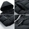 Mens Vests Hooded Spring Autumn Sleeveless Jacket for Men Fashion Warm Male Winter Vest Light Plus Size Work Waistcoat 231018