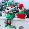 Christmas Decorations Decoration Plush Elf Doll Ornaments Boys Girls Elves Toy for Year Home Tree Decor Kids Gift 231017