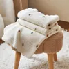 Couvertures 100*70cm couverture de bébé tricoté canapé jeter couvertures doux tapisserie nouveau-né bébé lange d'emmaillotage couverture de berceau