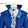 Jareth Cosplay Costume the Goblin King Cosplay Outfit Labyrinth Jareth Cosplay Halloween Party Outfit for Adult Men Custom MadeCosplay