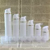 Golden Edge Transparent Cap Empty Airless Pump Bottles Mini Vacuum Cosmetic Lotion Treating Travel Bottle 100 PCS/Lot Albmu