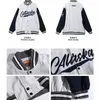 Herenjassen Universiteit Varsity Effen Kleur Casual Koreaanse Kleding Pilot Bomber Hit Hop Baseball Causel Losse Paar Jas 231018