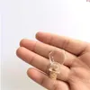 Hexagon Glass Bottles Pendants Small Wishing With Cork Transparent Jars Gifts Vial Made 20pcs Wholesalegood qty Uuhis