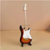 Decorative Objects & Figurines Decorative Objects Figurines Miniature Guitar Replica Electric Bass Display Model Wooden Musi Dhgarden Dh2O3