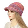 Gorros casuais femininos para meninas inverno manter bonés quentes costura ao ar livre chapéus de pelúcia crochê malha gorro ao ar livre