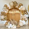 Andere evenementen Feestartikelen Abrikoos Koffie Bruin Ballon Slinger Boog Kit Bruiloft Verjaardag Decoratie Kinderen Latex Globos Baby Douche Decor 231017