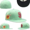 2024 Erkek Beyzbol Takılmış Şapkalar Klasik Dünya Serisi Hip Hop New York Sport Tam Kapalı La Ny Tasarım Kapakları Chapeau 1995 Dikiş Kalp