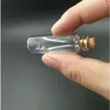12*35*6mm 2 ml glasflaskor med kork liten transparent mini tomma injektionsflaskor 200st/lotgood qty orptj