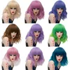 Theme Costume Short Wavy Hair Brown Green Blonde Wig With Bangs Synthetic Anime Cosplay Wigs For Holiday Party 22 Models