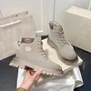 Martins stövlar kvinnor tjocka sule designer märken casual skor kvinna martens booties mode oxford botten ankel klassisk utomhus höst vinter stövel med låda