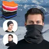 Halsdukar fleece nack varmare dragsko för män vindtät ansikte täcker cykla kallt väder skidmask utomhus bandana