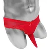 Mutande velate sottili da uomo guaina per pene slip intimo sexy mutandine Sissy Lingerie vedere attraverso bikini a vita bassa in pizzo Bowknot