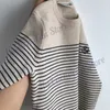 سترة Pullover for Boys Girls Brand Aleksi مخططة متماسكة كريمة الصوف الصوف المتماسكون في ملابس الأطفال الأطفال الرفاهية للبنين الفتيات 231017