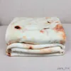 Dekens Microfijne deken Realistisch Voedsel Burrito Tortilla Deken Zacht Fleece Warme Bank Reisdeken Flanel Pluche deken