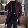 Erkek Yün Karışımları Business Casual 2023 Sonbahar Midlon Trech Coats Outwear Blend Plaid Papat Highstreet Winding Ceket 231017