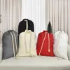 クリスマスデコレーション10pcs/lot drawstring muti color santa sack velvetキャンディーラグジュアリーバッグ