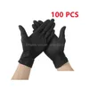 Gants de nettoyage rose jetables 100 paquets de poudre de nitrile latex non stérile alimentaire salon de beauté cuisine ménage 230809 livraison directe Hom Dhohy