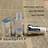 50pcs/lot 5ml Bright Silvery Airless Spray Bottle Plastic 1/2OZ Cosmetic Perfume Container Packaging Lotion Pump Sprayhood qty Xmtfn
