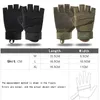 Guantes deportivos Guantes tácticos antideslizantes Airsoft Guantes deportivos Medio dedo Militar Hombres Mujeres Combate Tiro Caza Fitness Guantes sin dedos 231018