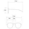 Sunglasses Fashion Square Alien Y2K Women Sun Glasses Trendy Cool Anti -ultraviolet Sunglass Men Thick Eyebrow Eyewear