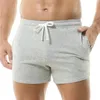 Vêtements de nuit pour hommes Mode Mens Boxer Shorts Coton Respirant Confort Homewear Sleep Bottoms Male Trunks