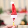 Christmas Decorations Mini Hat Lollipop Nonwoven Small 4 7Cm 230905 Drop Delivery Home Garden Festive Party Supplies Dhwje