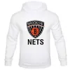 Men's Hoodies Sweatshirts Nets 'NETS BROOKLYN NEW YORK' Men's Fall Winter Fleece Hoodie Loose Casual Fashion Sports Print Street Hoodie Men's Clothing