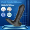 Manlig drivande prostata massager Bluetooth -app vibrator för män gay anal plug wireless fjärrstopp plugg sex leksak för par 231012