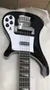 Ome 5 String Electric Bass Basswood Body Finish Gloss Black Chrome Hardware