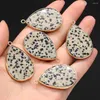 Hanger Kettingen Natuursteen Edelsteen Teardrop Goud Kleur Grens Damation Jasper Bedels Voor Sieraden Maken Diy Ketting Oorbellen