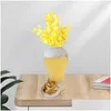 Butelki do przechowywania słoiki ceramiczny imbir słoika porcelanowy Kwiat Zbit Organizator Organizator dekoracyjny wazon świątynny do kwiatów