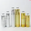 15ml 30ml 50ml Empty Gold Aluminum Airless lotion Pump Bottle 1OZ Silver Container 30ML Lotion Packaginggood Ucfnt