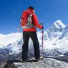 Pólos de trekking autodefesa vara ajustável trekking pólo caminhada mochila de viagem dos homens telescópica alpenstock muleta 231018