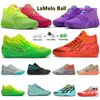 Oglamelo Ball 1 2.0 Mb.01 Men Basketball Shoes Sneaker Black Blast Buzz City Lo Ufo Not From Here Queen City Rick and Morty Rock Ridge Mens Trainer Sports Sneakers 40-46