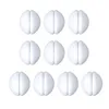 Bath Accessory Set 10 Pcs Magnetic Shower Curtains Weights Tablecloth Clips Silicone Covered Rustproof Curtain Liner