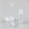 300 x 5ml 10ml small airless lotion pump bottle with white clear cap 1/3oz Travel Mini Airless Sprayer Cosmetic Packaginggood Drovv