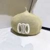 Gorro de diseño con estampado clásico, gorro estampado a prueba de viento y resistente al frío, disponible en otoño e invierno, gorro de punto, sombreros de mezcla de lana de ganso