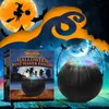 Inne imprezy imprezowe Halloween Witch Cauldron Fog Maker 7 Kolor Zmieniający się Jar Atomizowanie lekkich dekoracji Halloween na imprezę na zewnątrz Favors 231017