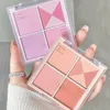 Blush Beautiful Ringer Embossed Blush Palette Rosa Taro Roxo Blush Rosto Paleta de Maquiagem Glitter Shimmer Make Up Destaque Pó 231018