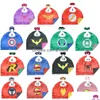 50X70 Cm Double Side Party Cosplaycape En Maskers Cartoon Thema Kostuum Voor Kinderen Jongens Meisjes Van 1-4T Fancy Dress Drop Delivery