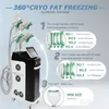 Vertical 360 degree cryolipolysis fat freeze cellulite reducing machines cryo lipo weight loss equipment 5 handle