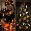 Halloween String Lights Halloween Decorations, Set 3x20 LED 10 ft varje ljus Pumpkin Bat Ghost Lights Batteri Appript Fairy Lights Halloween Party Decorations