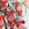 Dekoracje świąteczne 1Box Strona główna Big Lollipop Candy Tree Tree Wiszące wisior Noel Xmas Prezenty